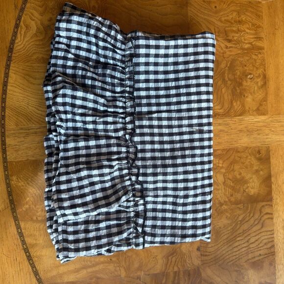 Black and White Gingham Skirt - Picture 11 of 11